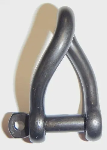 Wichard 5/16" Diameter Self-Locking Twist Shackle - Black 1