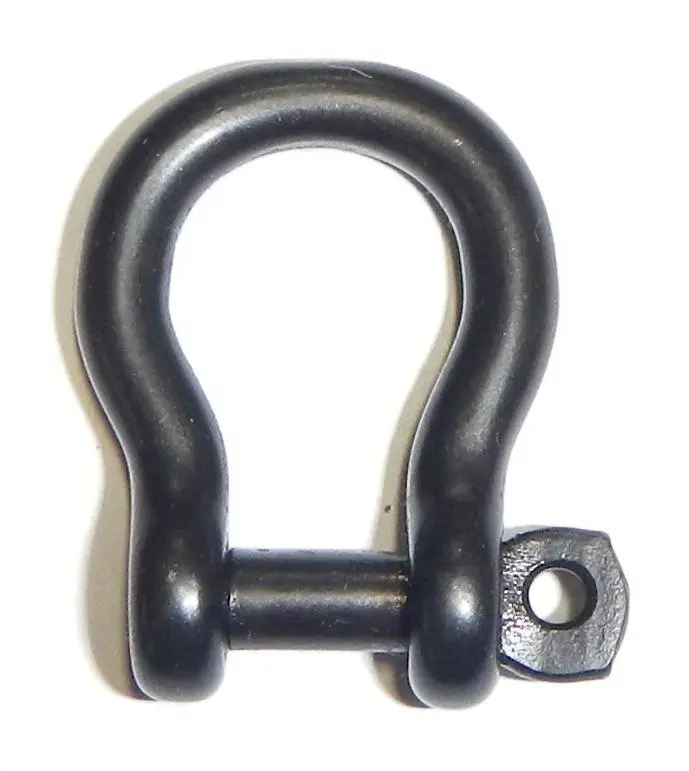 Wichard 5/16" Diameter Bow Shackle W/ Captive Pin - Black 1