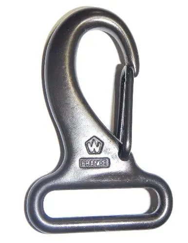 Wichard 2 3/8" Web Snap Hook - Black 1
