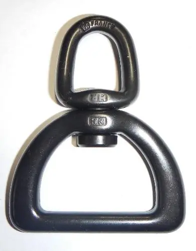 Wichard 2 23/64" Webbing Swivel - Black 1