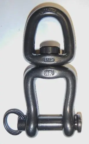 Wichard 4 1/8" Swivel W/ Clevis Pin - Black 1
