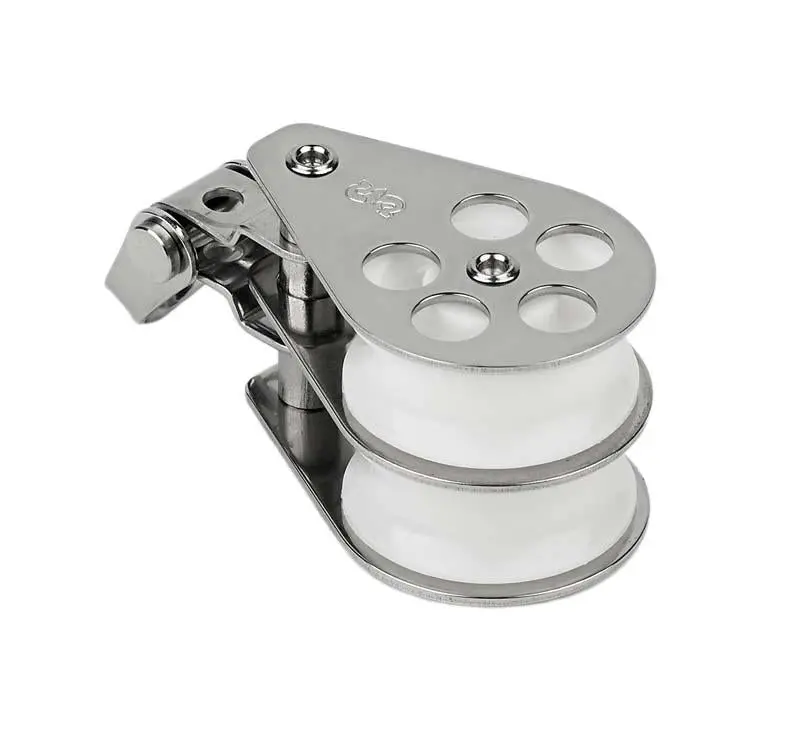 Schaefer Double Stainless Block With Front Side Shackle 1