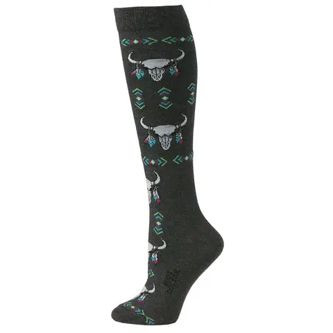 Boot Doctor Over The Calf Skull Socks 1