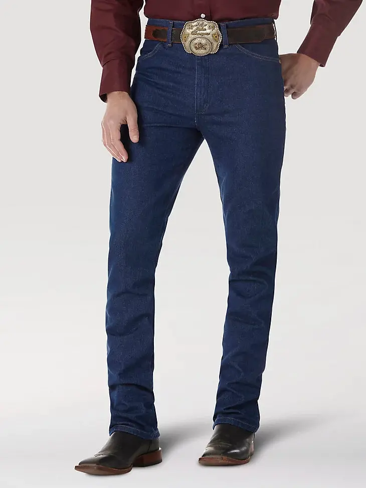 Wrangler® Cowboy Cut® Slim Fit Jean In Prewashed Indigo 1