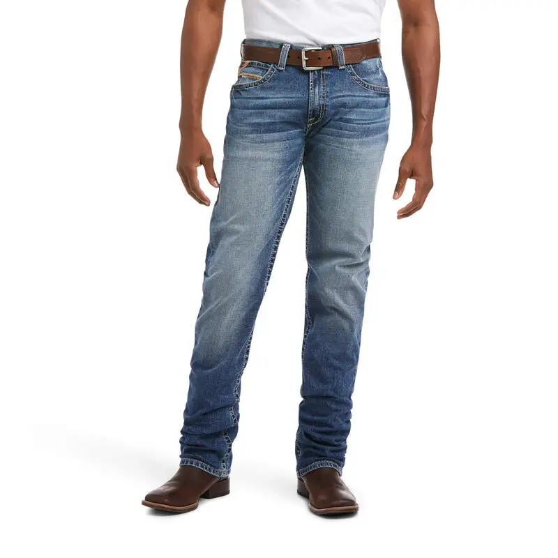 Ariat M4 Low Rise Stretch Longspur Stackable Straight Leg Jean 1