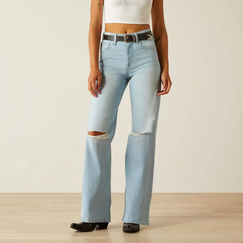 Ariat Ultra High Rise Tomboy Wide Leg Jeans 1