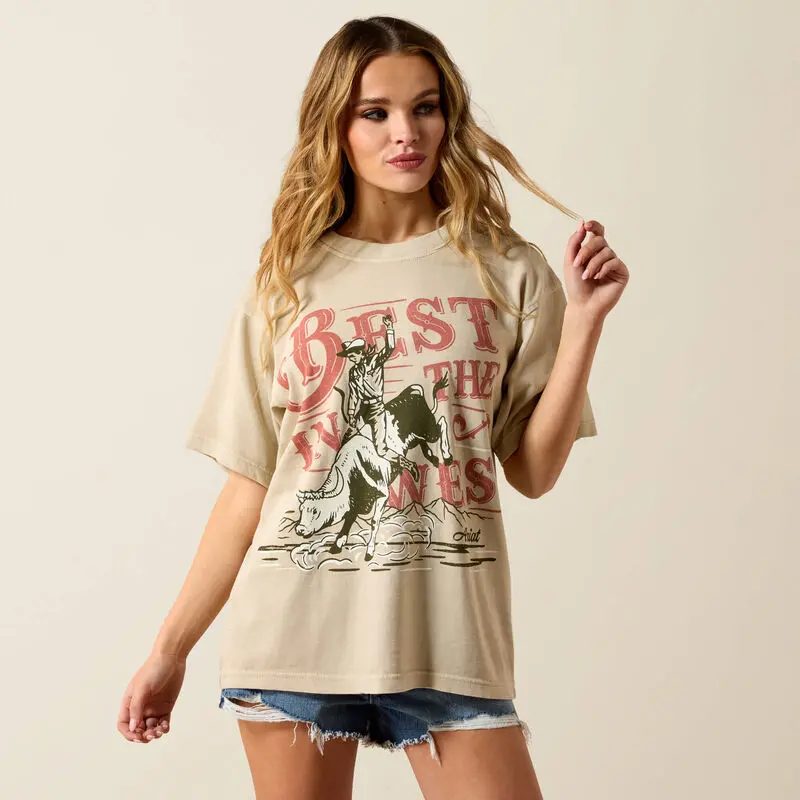 Ariat Women's Bull Rider Arched T-Shirt 1
