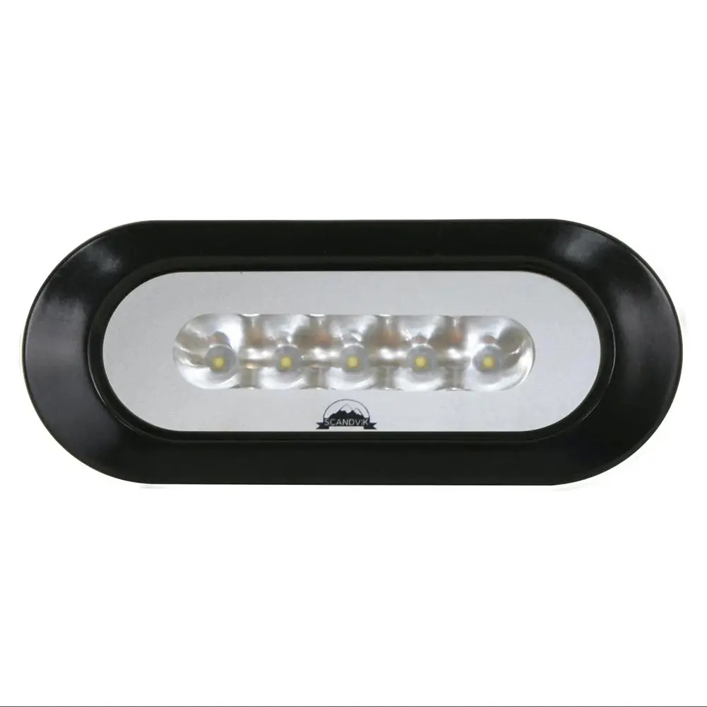 Scandvik Flush Mount Spreader Light - Black [41356P] 1