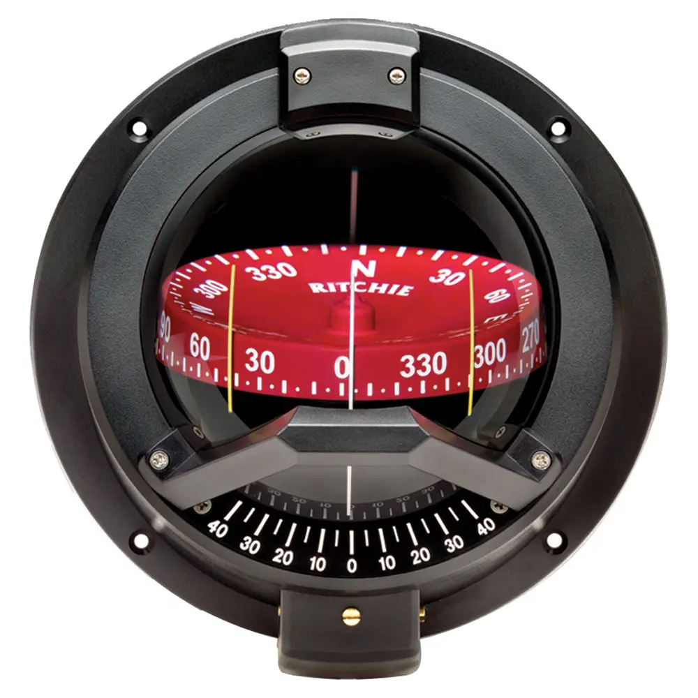 Ritchie Bn-202 Navigator Compass - Bulkhead Mount - Black [Bn-202] 1