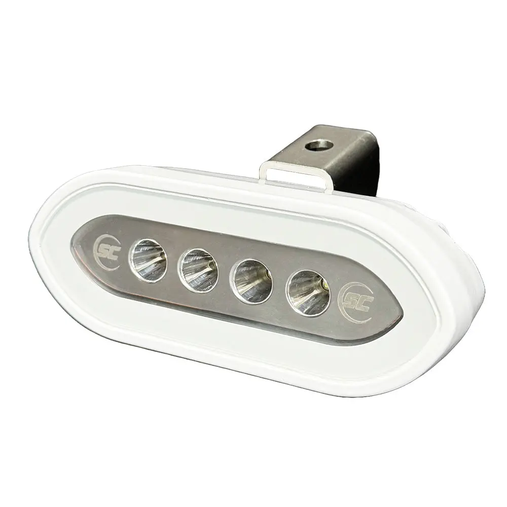 Shadow-Caster Bracket Mount Spreader Light - White Housing - White [Scm-Slb4x-Gw-Wh] 1