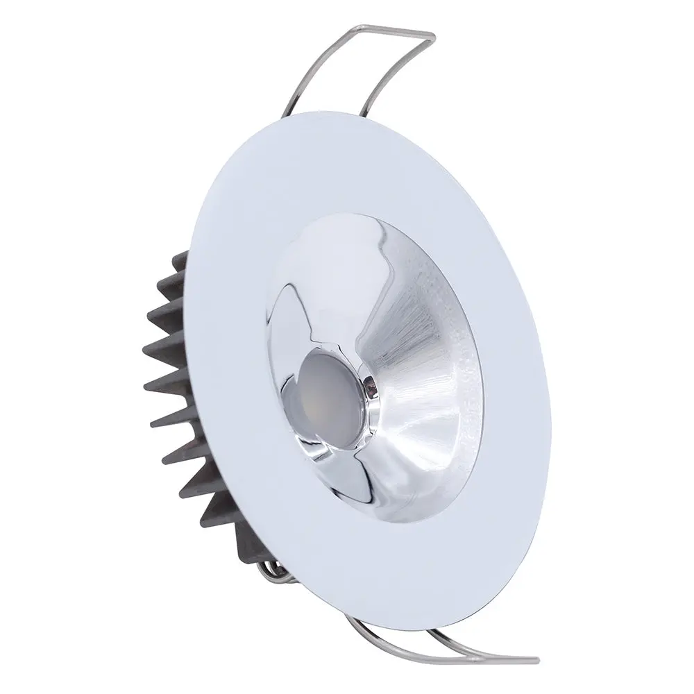 Lumitec Illusion Flush Mount Led Down Light - White - Non-Dimming - White Housing - Chrome Reflector [117133] 1