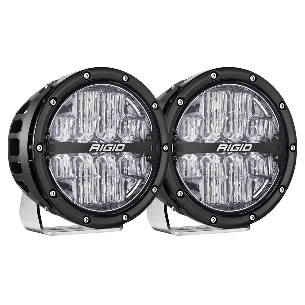 Rigid Industries 360-Series Rgbw 6" Offroad Lamp Drive Beam W/Rgbw Backlight Pods - Set Of 2 [36411] 1