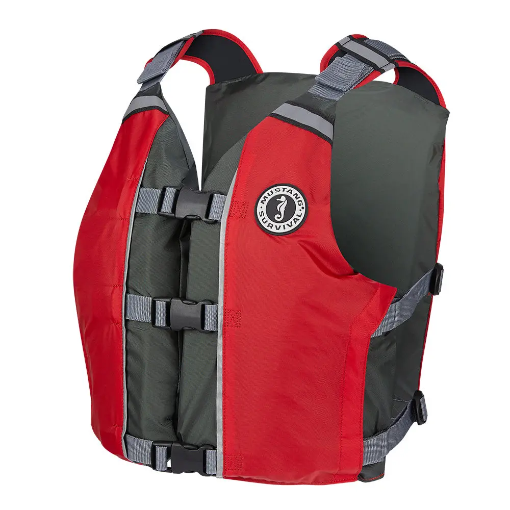 Mustang Apf Foam Vest - Universal - Red/Grey [Mv411102-861-0] 1