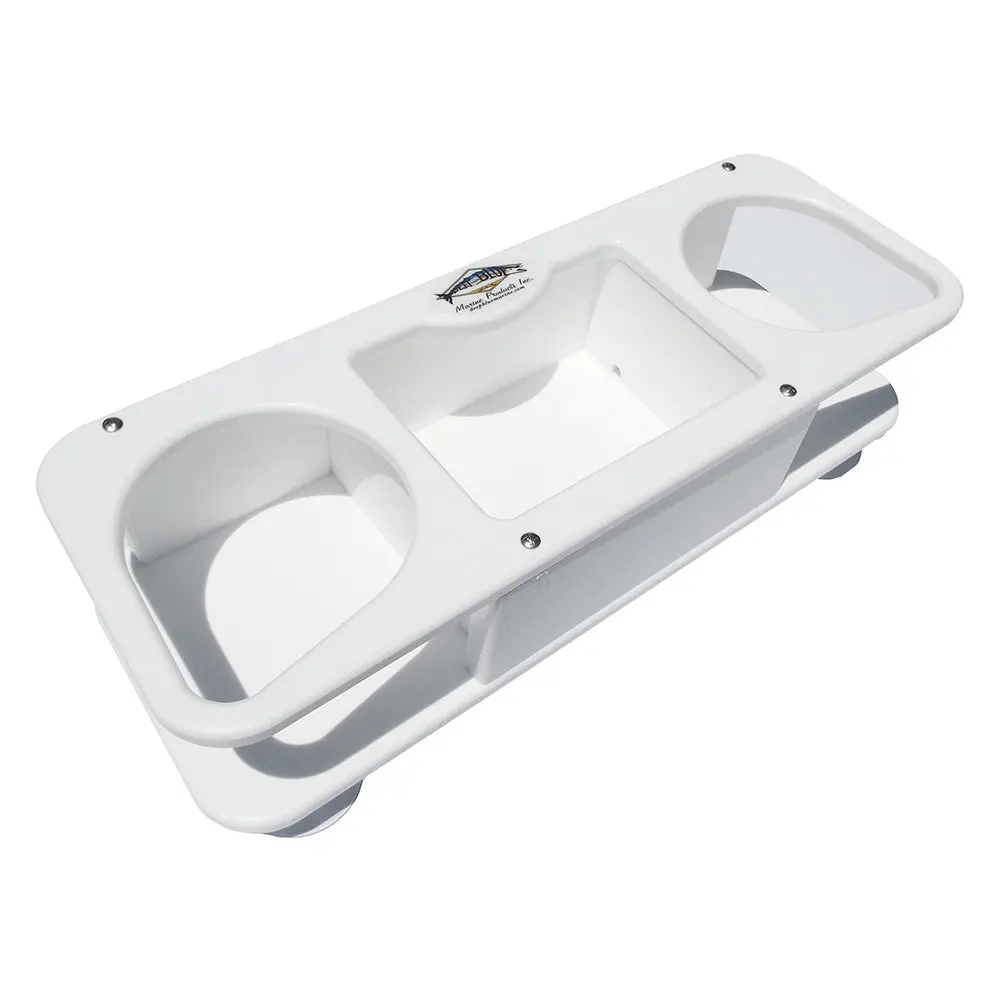 Deep Blue Marine Mb-2 Double Cup Holder W/Suction Cups [Mb-2] 1