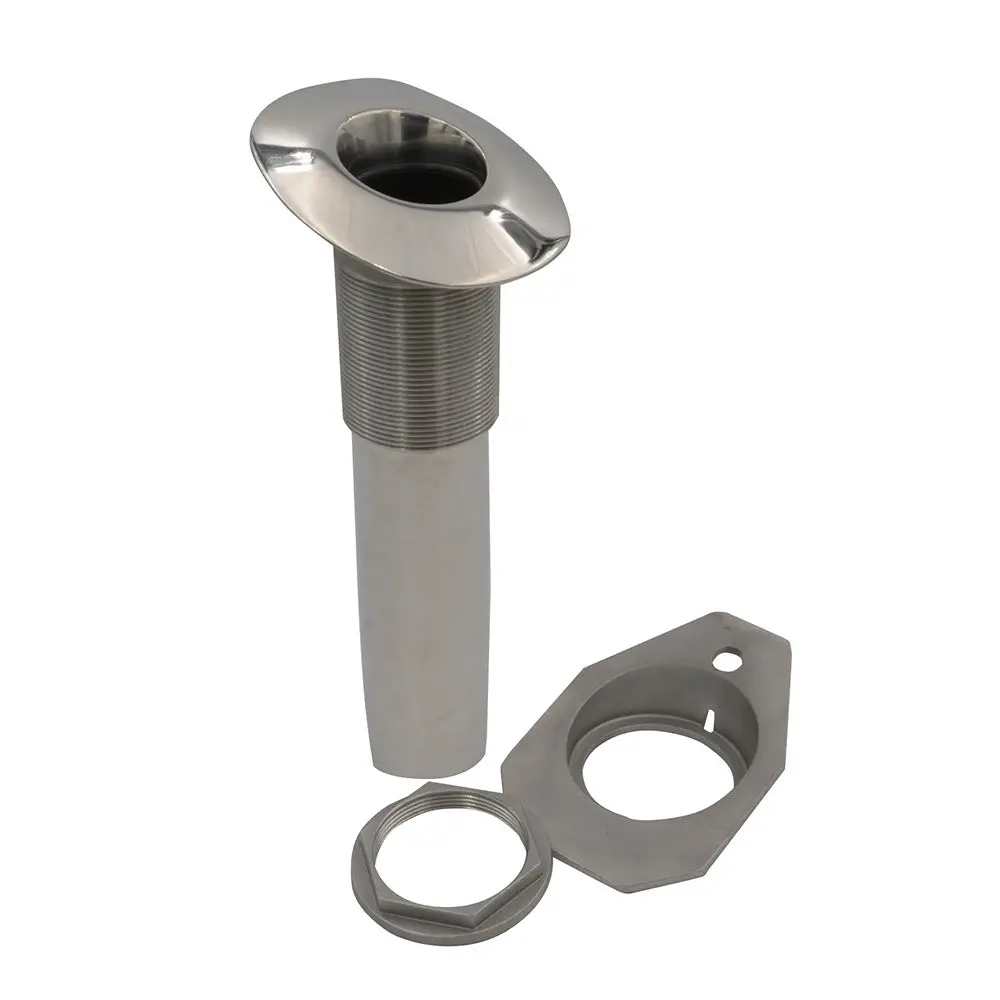 C.E. Smith Screwless Flush Mount Rod Holder - 15 Degree - Black Liner - No Logo [53677] 1