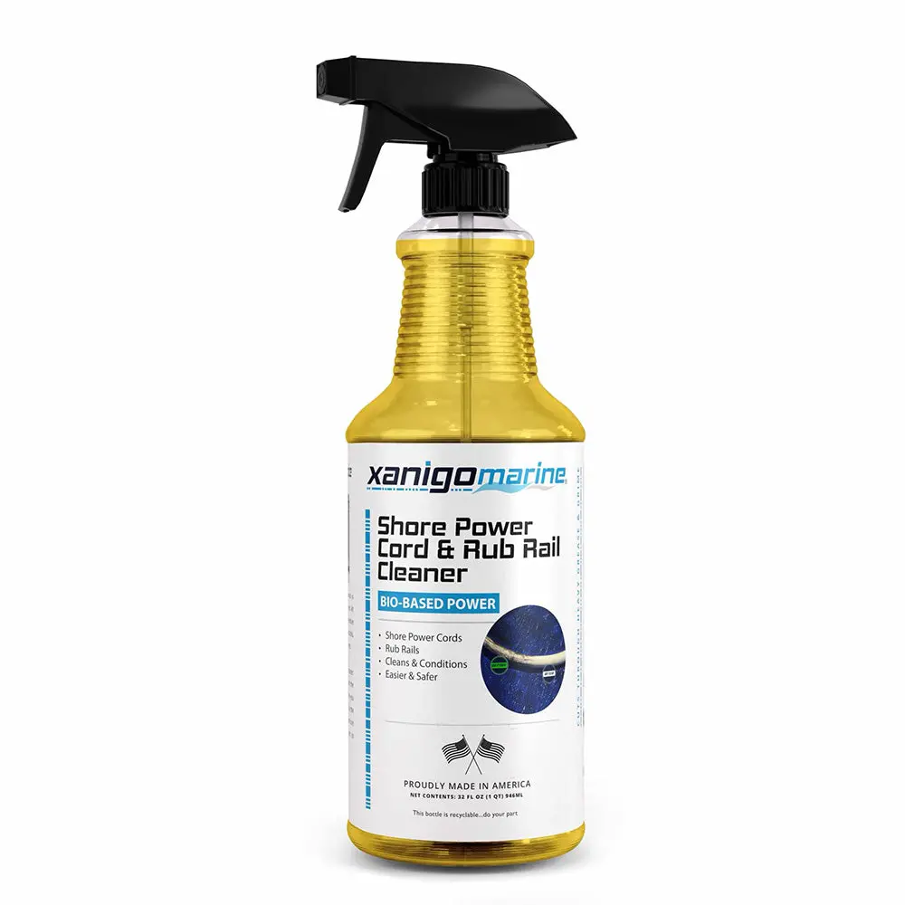 Xanigo Marine Shore Power Cord  Rub Rail Cleaner - 32Oz [Xmspc32] 1
