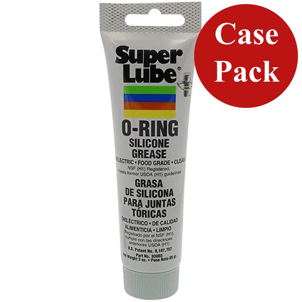 Super Lube O-Ring Silicone Grease - 3Oz Tube *Case Of 12 [93003-Case] 1
