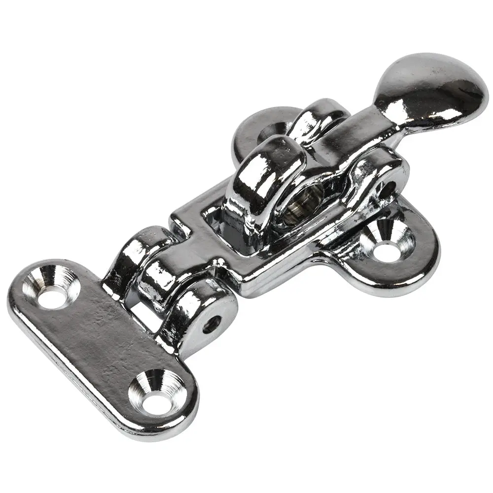 Sea-Dog Anti-Rattle Latch - Sand-Cast Chrome-Plated Brass [222110-1] 1