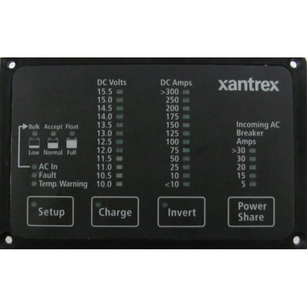 Xantrex Heart Fdm-12-25 Remote Panel, Battery Status  Freedom Inverter/Charger Remote Control [84-2056-01] 1