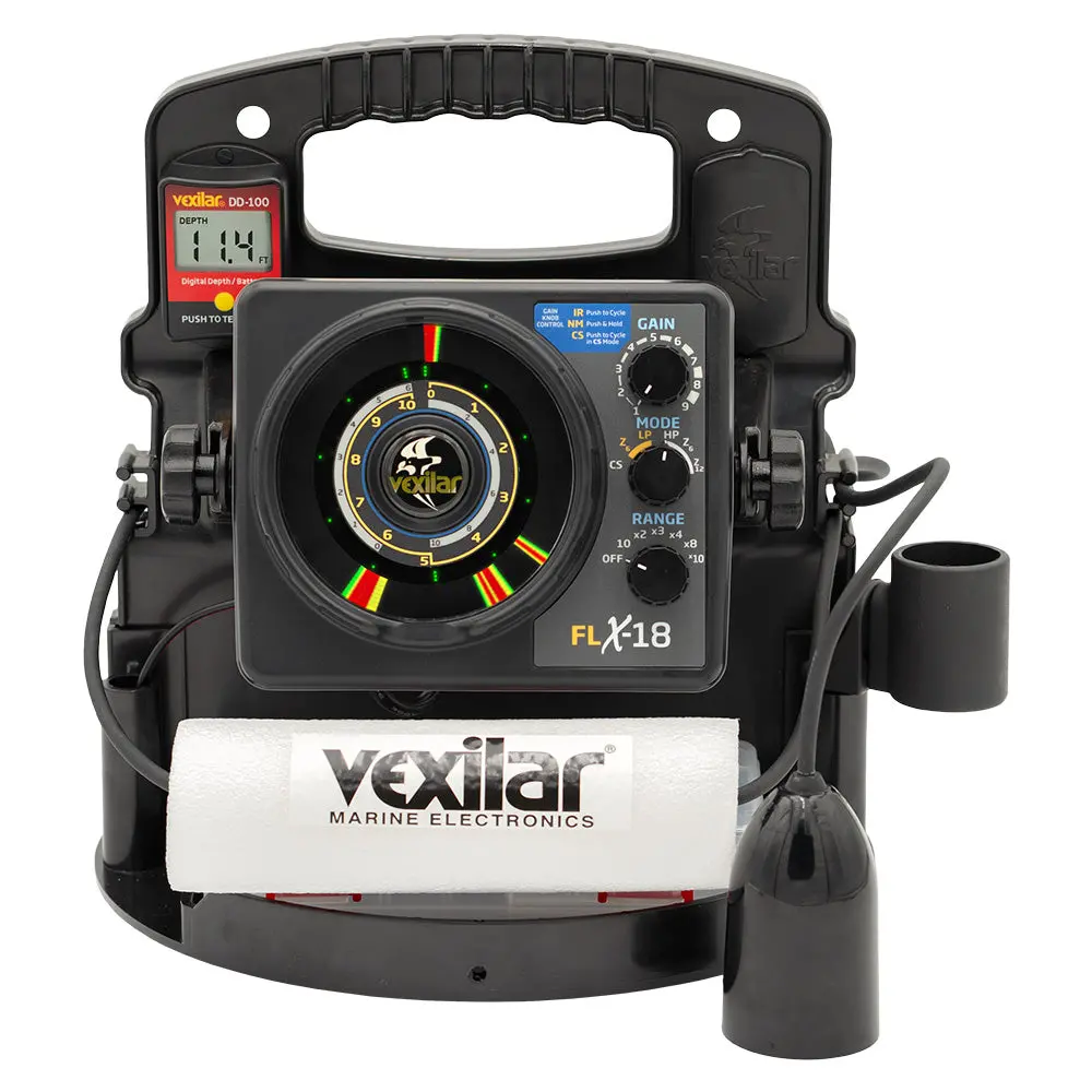 Vexilar Flx-18 Pro Pack Ii Fishing System W/12 Degree Ice-Ducer  Dd-100 [Ppx1812] 1