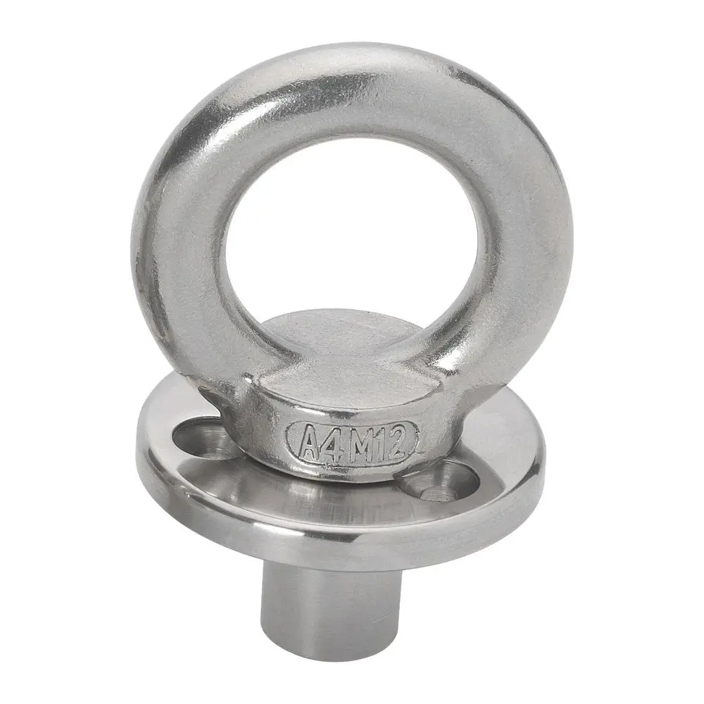Barton Deck Plate W/Fixing  Eye W/Blanking Plug - M12 Eye [60362] 1