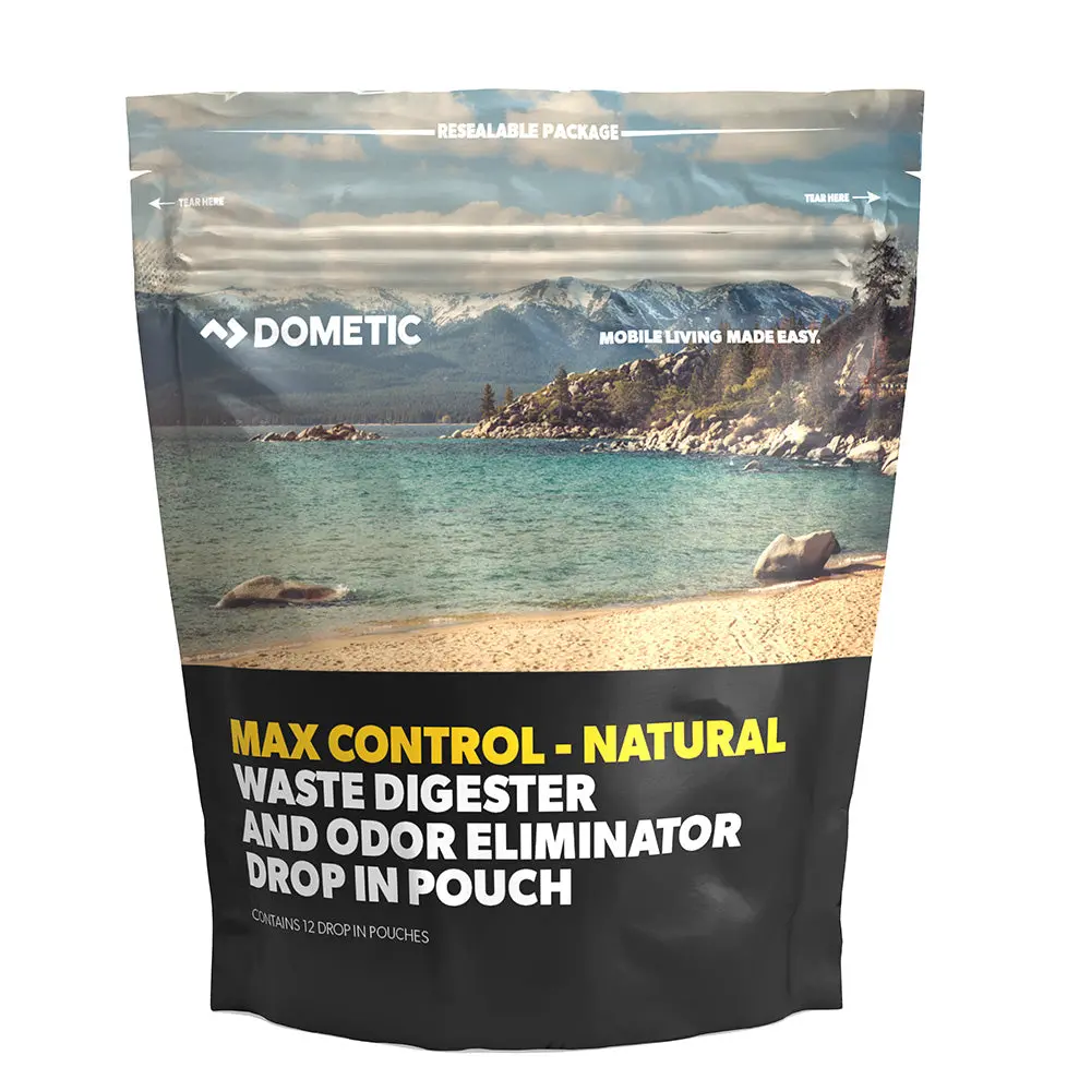Dometic Max Control Waste Digester  Odor Eliminator Drop-In Pouch - 12-Pack [9620000730] 1