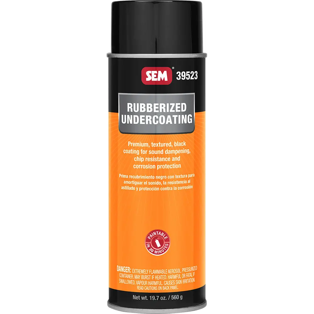 Sem Rubberized Undercoating - 24Oz Aerosol Can - Black [39523] 1