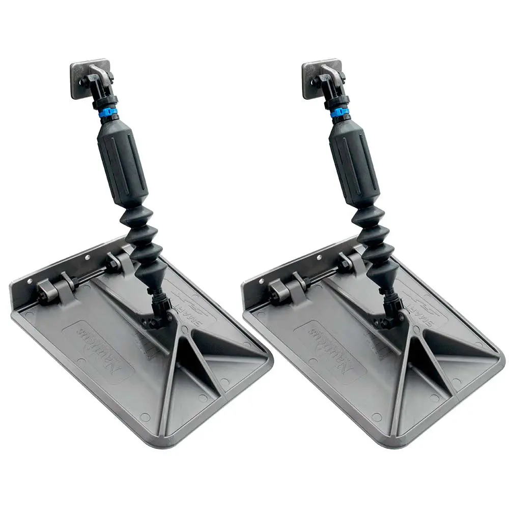 Smart Tabs Sx Trim Tabs By Lectrotab 9.5" X 10" F/12'-16' Boats W/40Lb Actuators - 40-80Hp - Gunmetal Grey [Sxg9510-40] 1