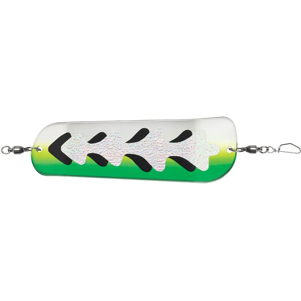 Luhr-Jensen Money Roll Flasher - 8-1/4" - Glow Biohazard [5860-008-1756] 1