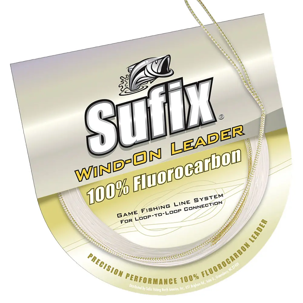 Sufix Wind-On 100% Clear Fluorocarbon Leader - 150Lb - 11 Yds [700-150F] 1