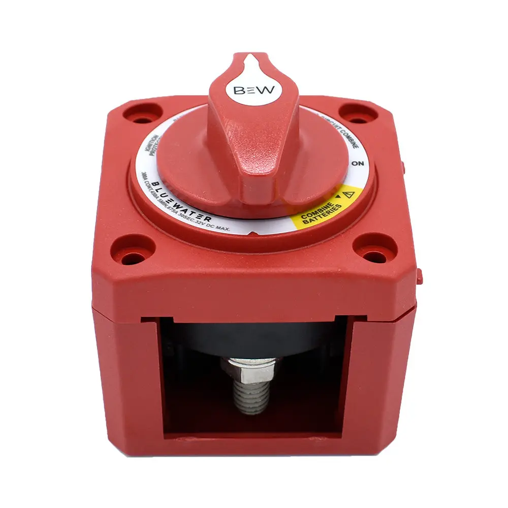 Bluewater Off/On Combine Battery Switch W/O Base - Surface Mount - Red [9800-011-11] 1