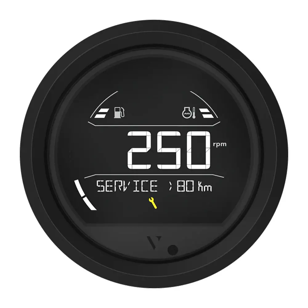 Veratron Vl Digital 85 W/Triangular Black Bezel [B00205801] 1