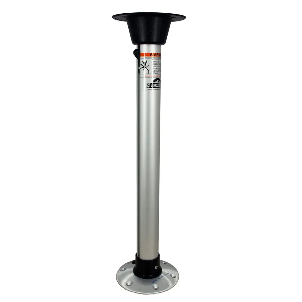 Springfield 2-3/8" Thread-Lock Uni-Lock Table Pedestal Package - 27" [1690727-Sl] 1