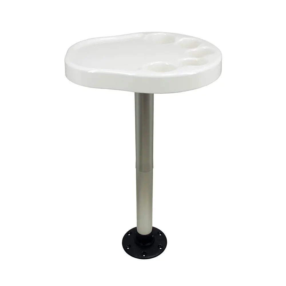Springfield Party Platter Thread-Lock Surface Mount Table Package - White [1690901] 1