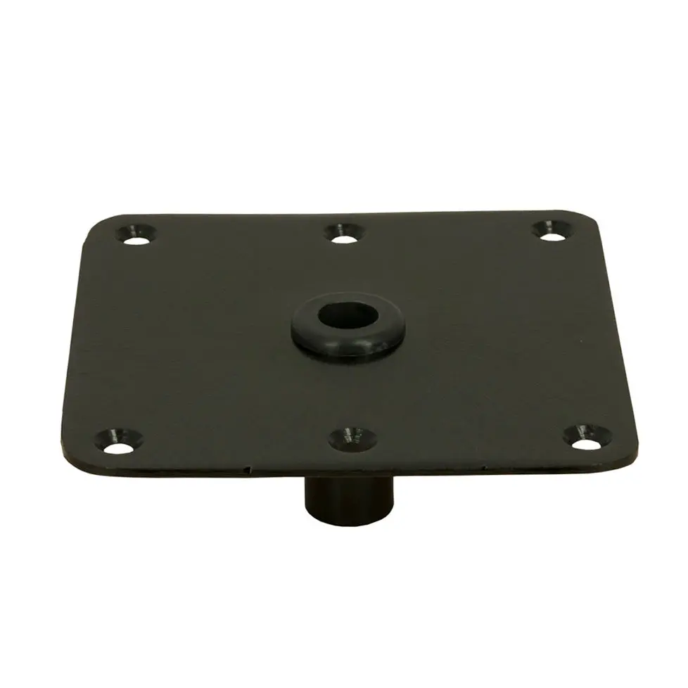 Springfield Kingpin Standard Square Steel Base W/Stain E-Coat - 7"X7" [3620011] 1