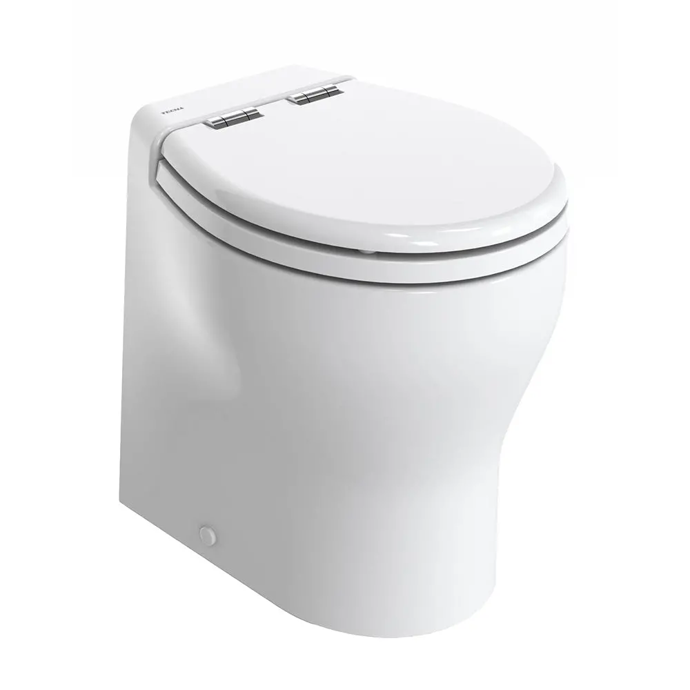 Thetford Silence 2G W/Wood Polyester Soft Close Seat  Standard Solenoid - High, White, 24V [T-E2g024nw/D00c00] 1