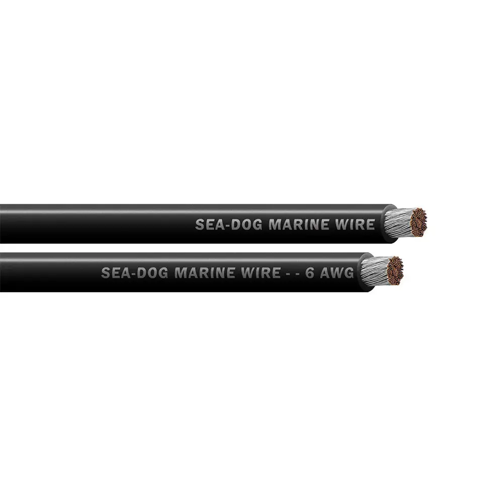 Sea-Dog 6 Awg Black Battery Cable - 250' [8006014] 1