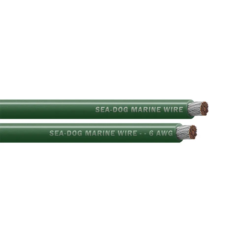 Sea-Dog 6 Awg Green Battery Cable - 50' [8006041] 1