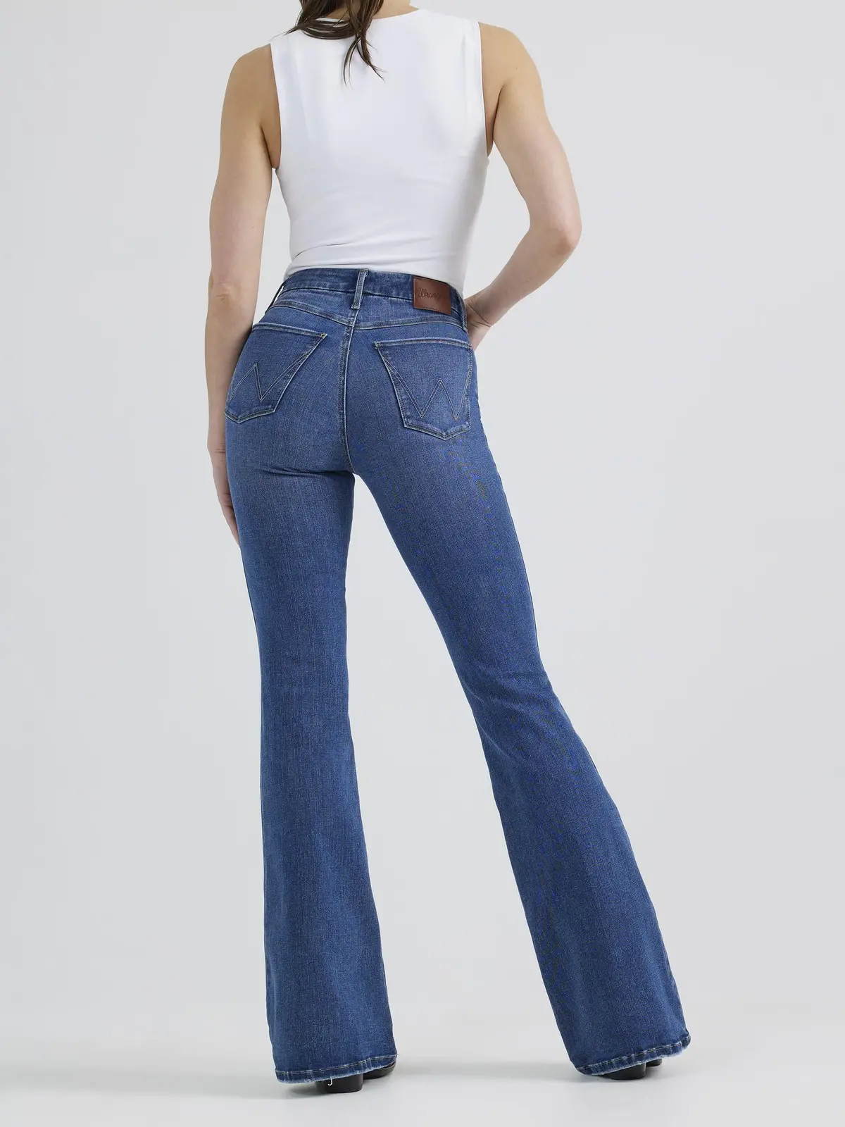 Wrangler Bespoke Flare High Rise Jean 1
