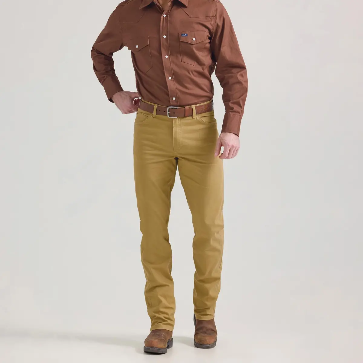 Wrangler Cowboy Tough Comfort Kelp Pant 1