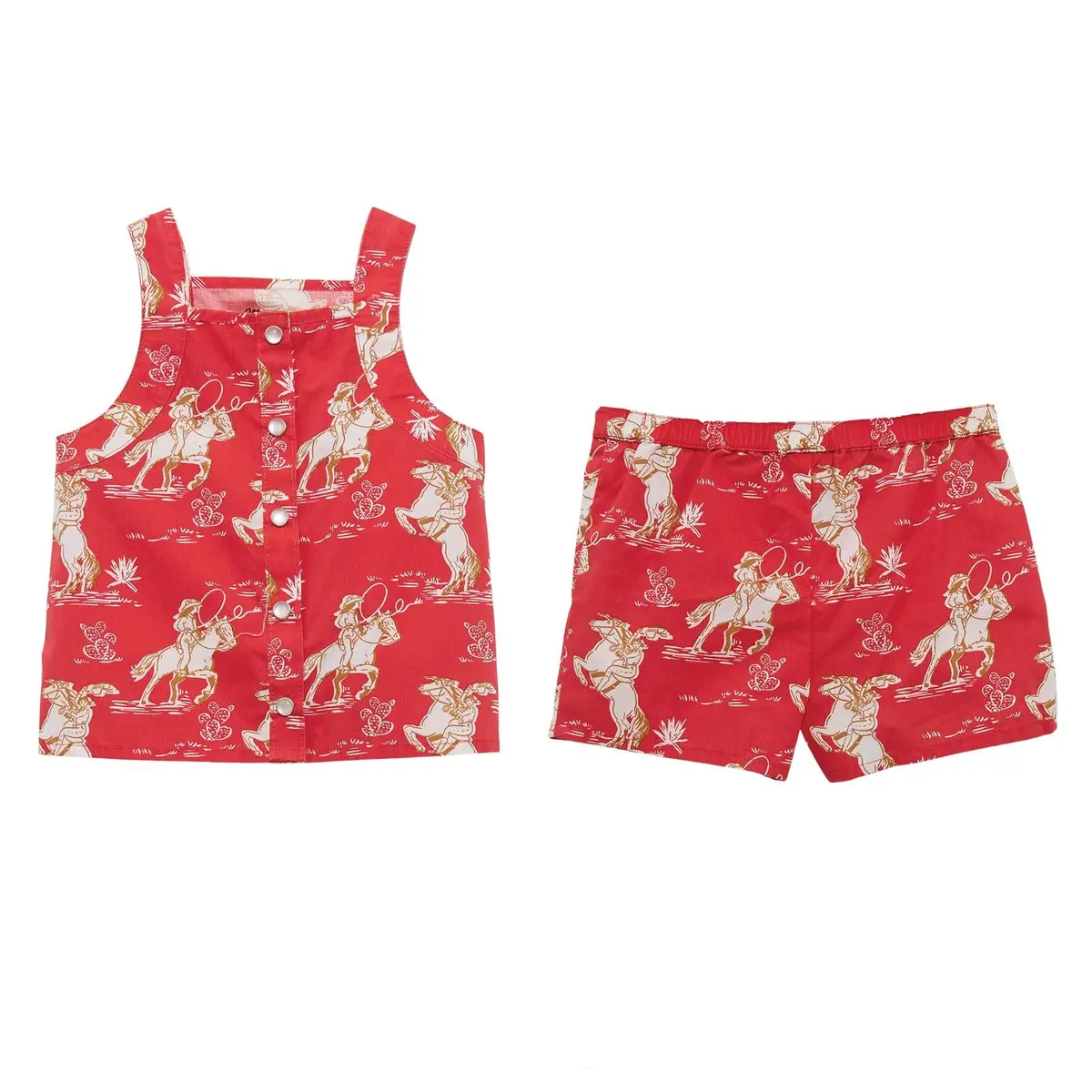 Wrangler® Baby Girl Tank And Short 1