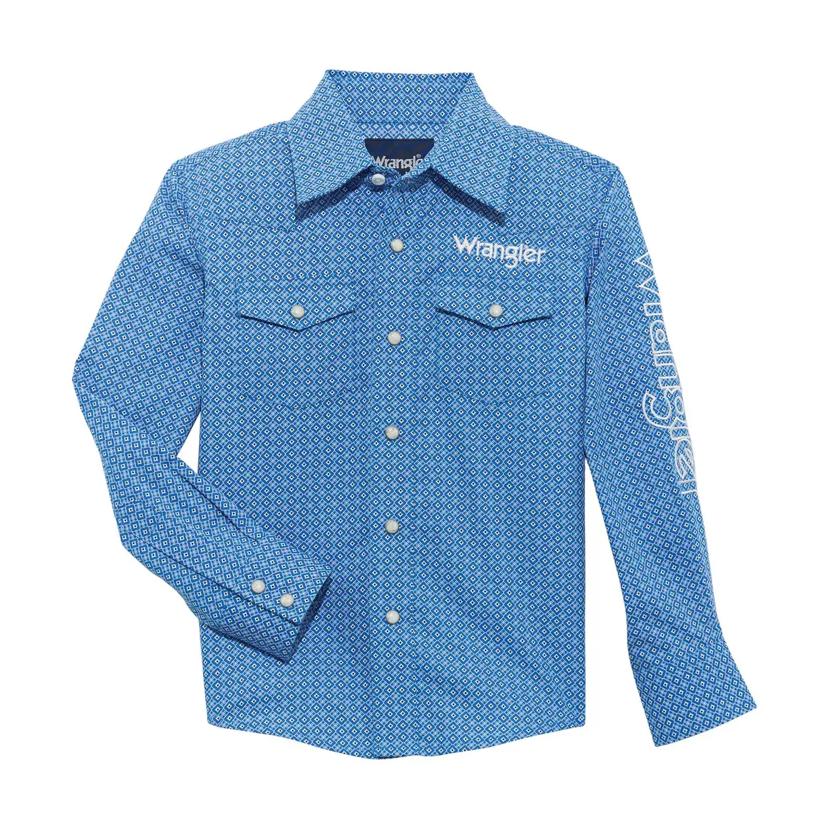 Wrangler Boys Logo Long Sleeve Shirt 1
