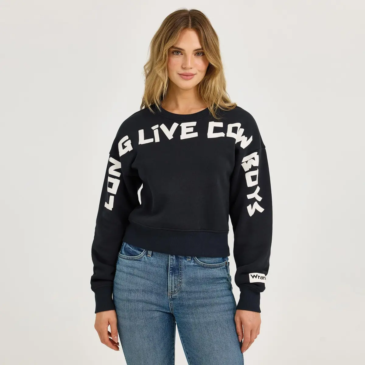 Wrangler Long Live Cowboys Crew Sweatshirt 1