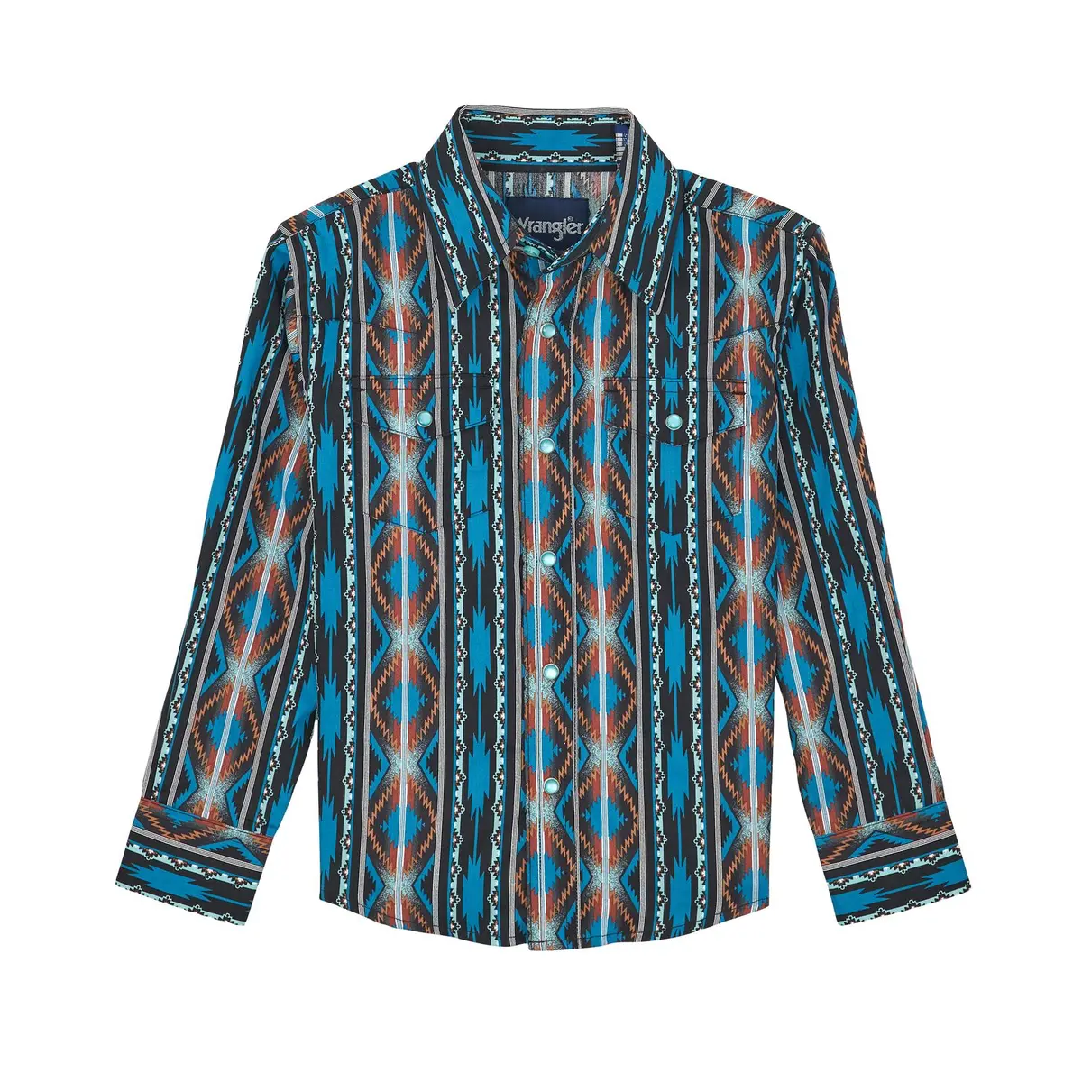 Wrangler Boys Checotah Long Sleeve Shirt 1