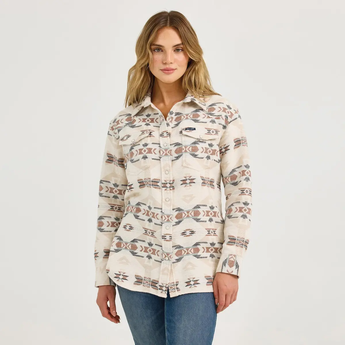 Wrangler Retro Punchy Unlined Boyfriend Shacket 1