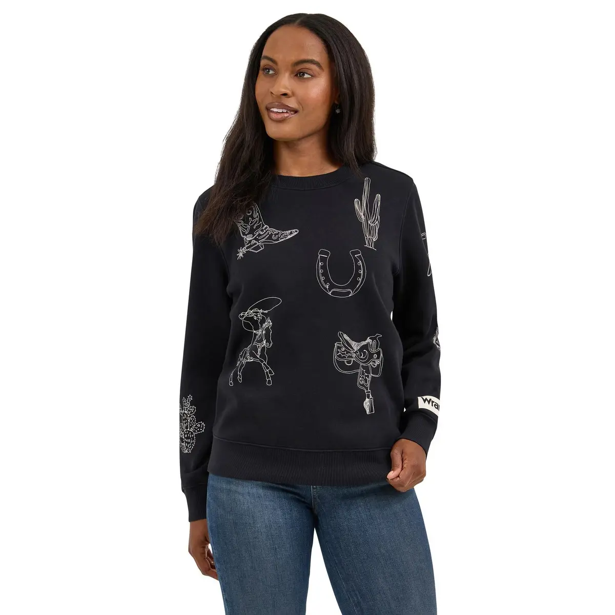 Wrangler Retro® Punchy Crew Sweatshirt 1