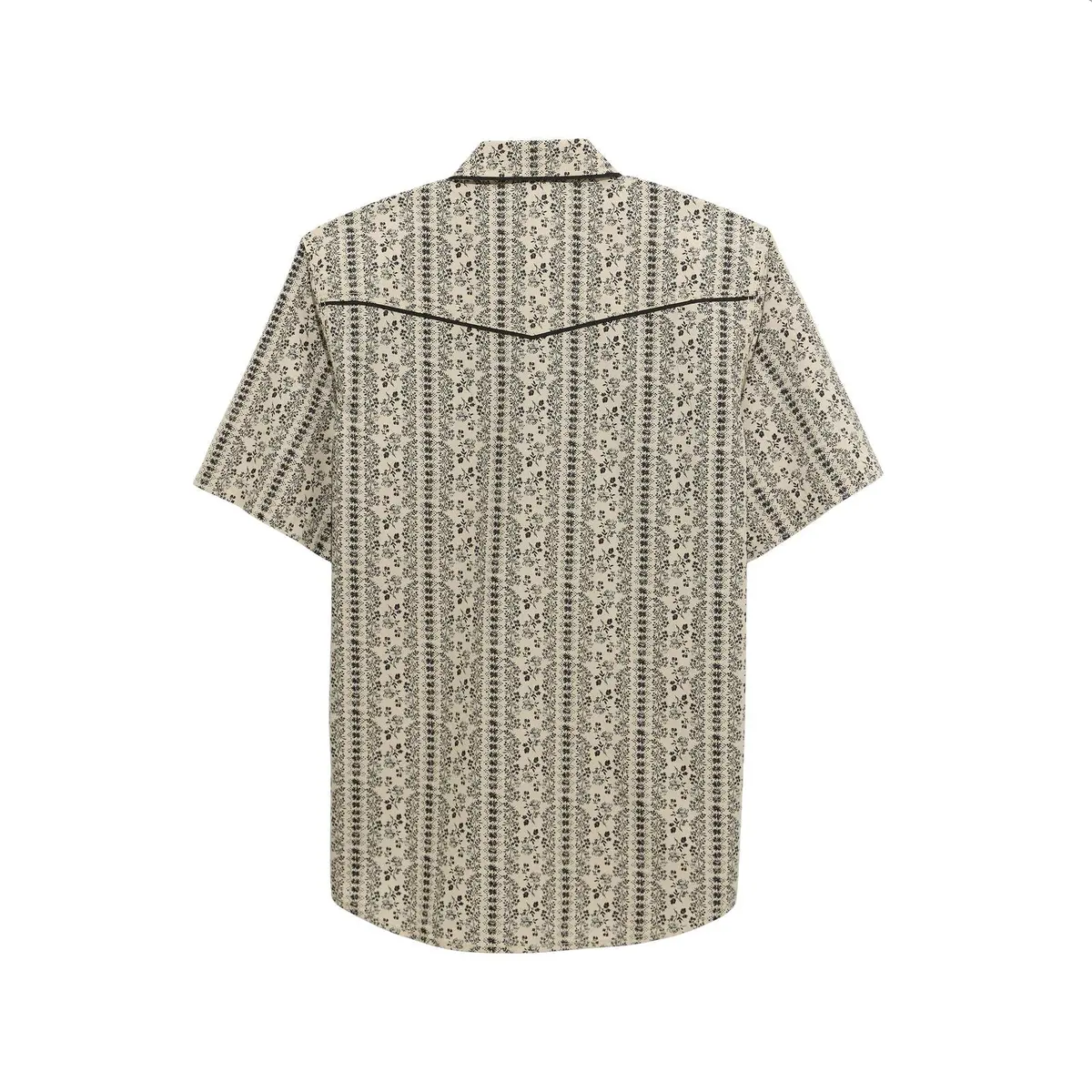 Wrangler Vintage Inspired Short Sleeve Shirt Black/White 1
