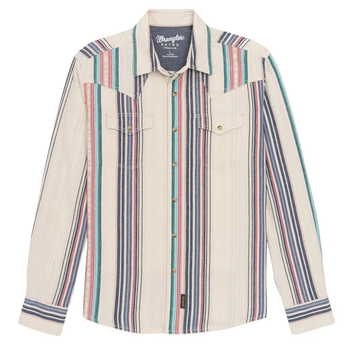 Wrangler Retro Premium Long Sleeve Snap Shirt 1