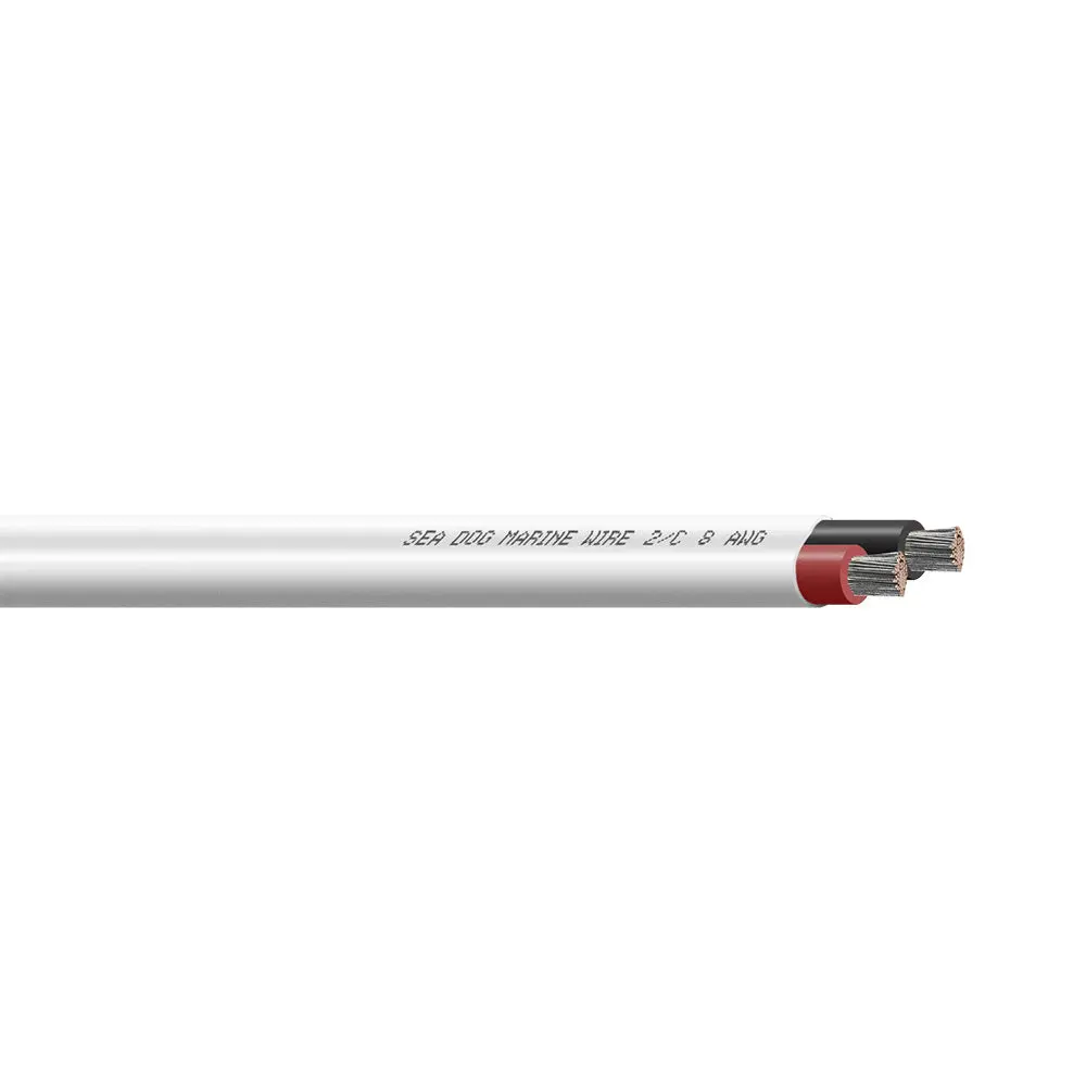 Sea-Dog 8/2 Awg Flat Duplex Wire Red/Black - 100' [8008202] 1