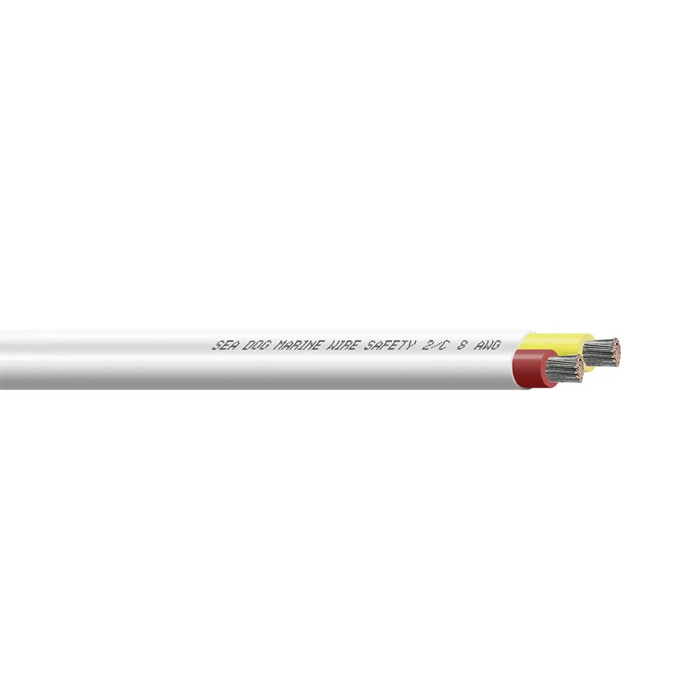 Sea-Dog 8/2 Awg Flat Duplex Safety Wire Red/Yellow - 50' [8008221] 1